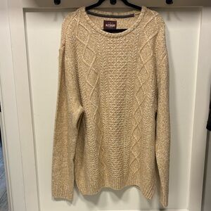 Mens Alesbury Cable Knit Sweater